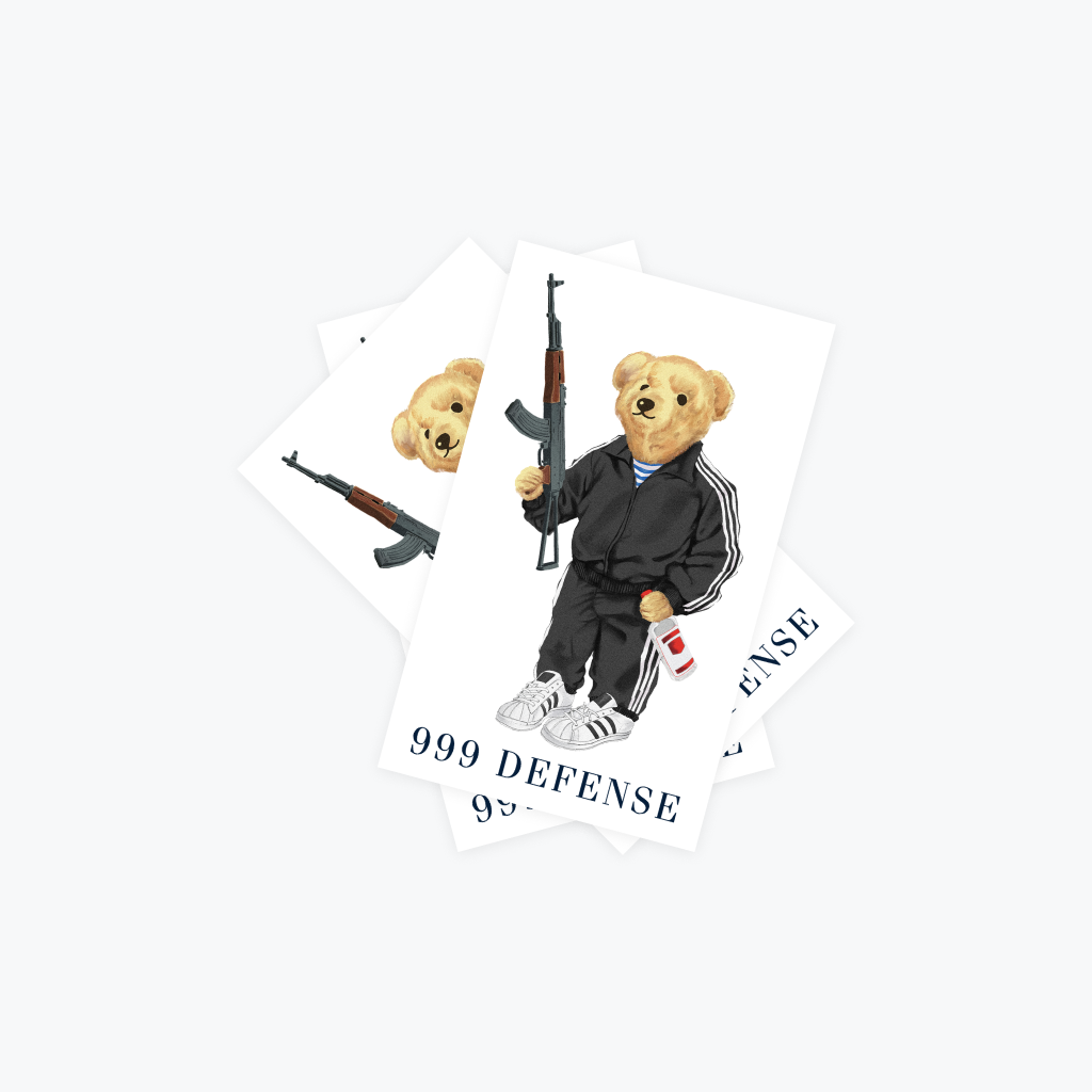 Bear Defense AK Sticker Pack
