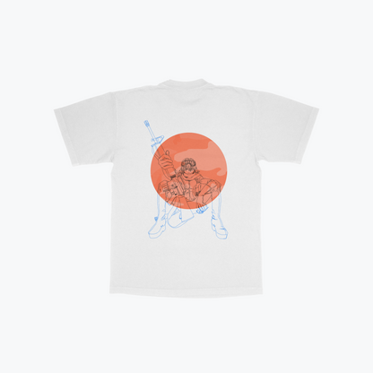 Haruko with M16 T-shirt